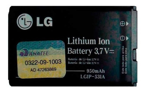 Bateria LG T385 385 Wifi Lgip-531a Original
