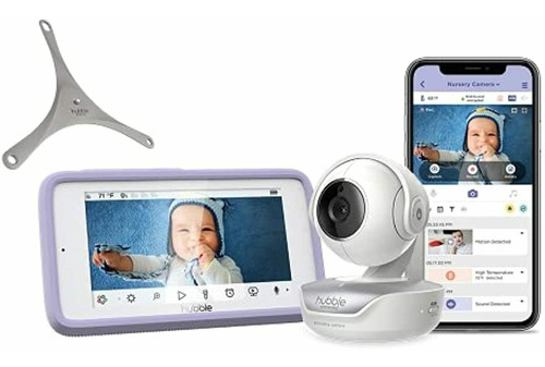 Monitor Bebe Y Camara Wifi Hubble Nursery Pal Connect 5 PuLG