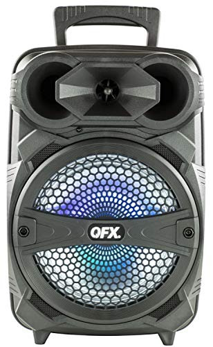 Qfx Pbx 81 8 Portable Bluetooth Party Speaker With Mi