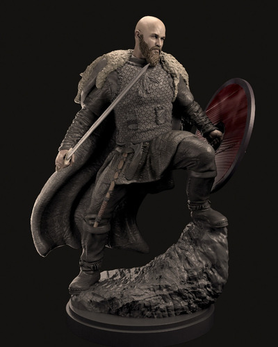 Ragnar Lothbrock Floki Vikings Archivo Stl Para Impresion3d