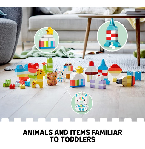 Lego Duplo Classic Creative Building Time 10978 Bricks Box,