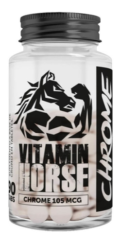 Chrome Picolinato De Cromo 90 Tabletes - Vitamin Horse Sabor Sem sabor Val. 27/05/22