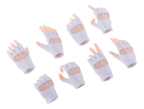 Nuevo Mano De Guantes Phicen / Kumik Blanco