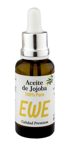Imagen 1 de 1 de Ewe Aceite De Jojoba 100% Puro Antiedad Antiacné Hidratante