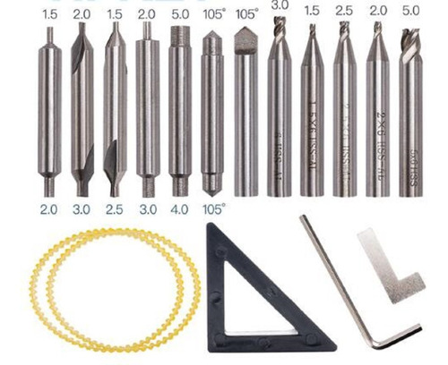 Kit De Cortadores Y Guias Para Duplicadora De Puntos