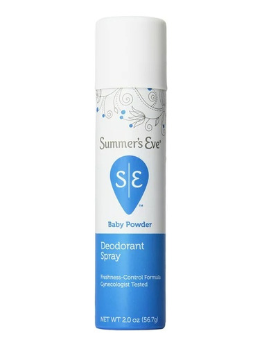 Desodorante Íntimo Femenino Summer's Eve Baby Powder 56g