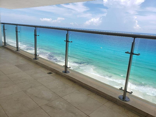 Imagen 20 de 20 de Beach Front Aparment For Rent In Cancun. 16th Floor, 4 Bedrooms. Long Term.