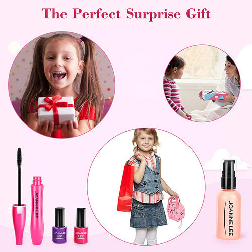 Kit De Maquillaje Simulado Para Niñas, Set De Maquillaje Bás