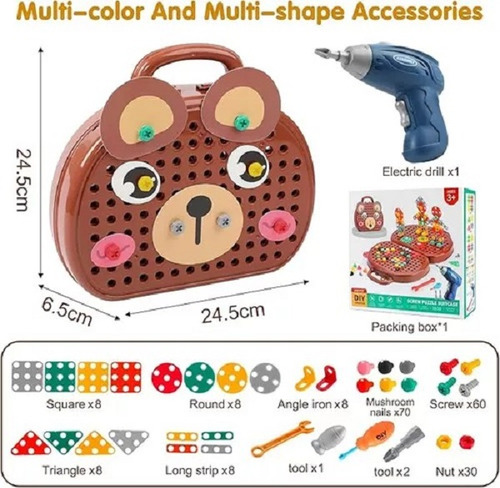 Juego De Herramientas Para Niños Bloques De Contruccion
