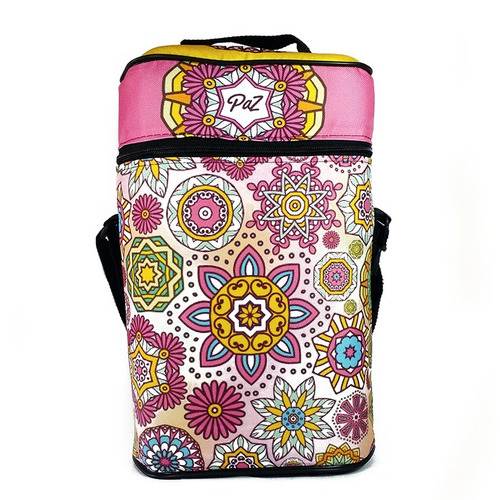 Imagen 4 de 6 de Equipo De Mate Madera Completo Mandalas Regalo Cuero Set