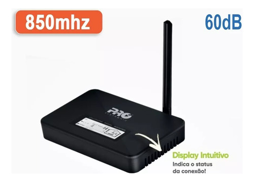 Repetidor Amplificador Sinal Celular 4g 850mhz Proeletronic