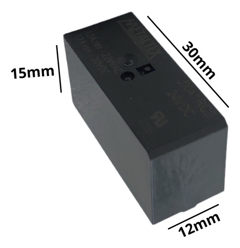 Relé Miniatura 16a 24vcc 1cont Reversível Jxd1rc3 - Metaltex
