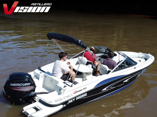 Lancha Vision 180 Con Mercury 115hp 4t. 2017. Con Trailer.
