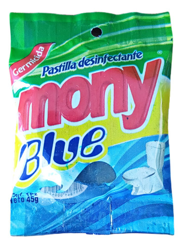 Pastilla Blue Desinfectante Wc Mony (15 Piezas) Envío Gratis