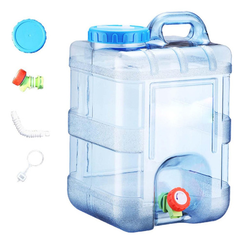 1 Recipiente De Agua For Acampar Con Grifo 15 Litros
