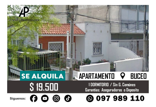 Apartamento En Alquiler De 1 Dormitorio En Buceo