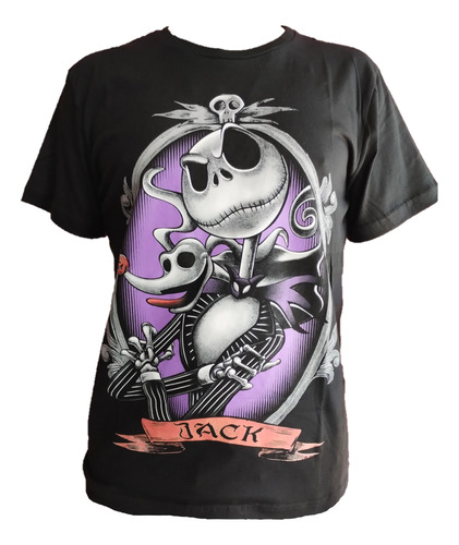 Remera Película Retro El Extraño Mundo De Jack Skeleton