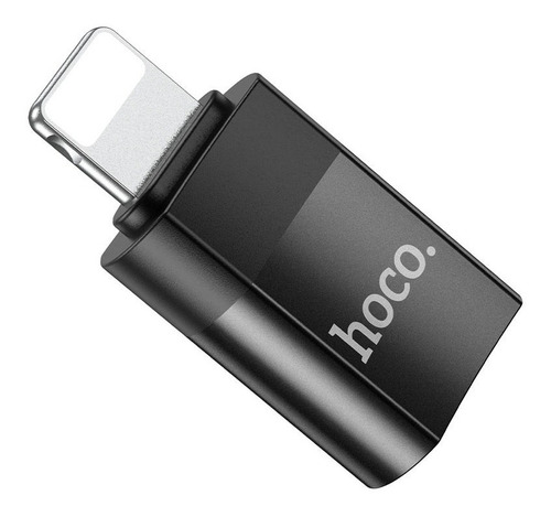 Adaptador Hoco Ua17 Lightning A Usb-c 2.0 - Cover Company Color Negro