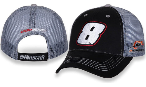 Josh Berry Jr Motorsports - Gorra Ajustable Con Número Negro