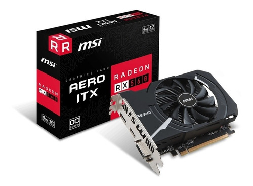 Tarjeta De Video Gamer Msi Amd Radeon Rx 560 Aero Itx 4gb 