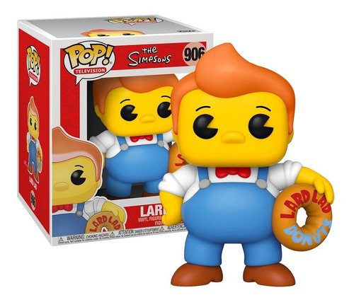 Boneco Funko Pop 16cm  Lard Lad C/  Donuts 906 - Os Simpsons