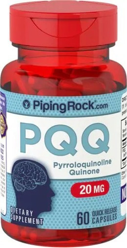 Pqq Pirroloquinolina Quinona 20 Mg 60 Cápsulas