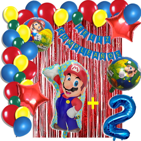 Melodrama para agregar liberal Decoracion Fiesta Mario Bros | MercadoLibre 📦