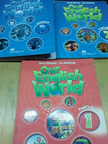 Our English World Lote X 3 Libros Usados Macmillan 