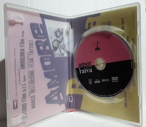 Dvd Amor E Raiva ( Bertolucci, Pasolini) Ed Com Arte Interna