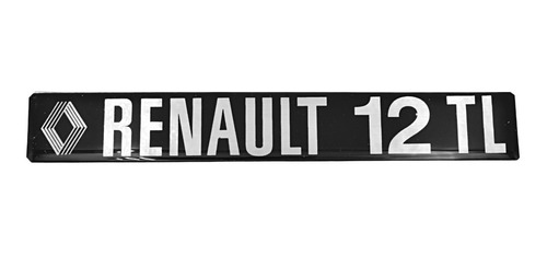Emblema Letrero Renault 12 Tl Placa