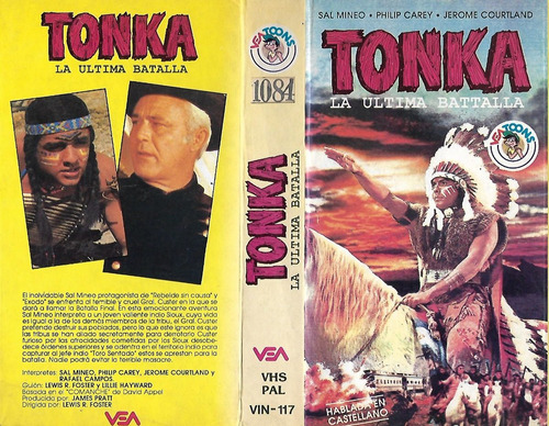 Tonka Vhs Sal Mineo Phil Carey Caballos En Castellano