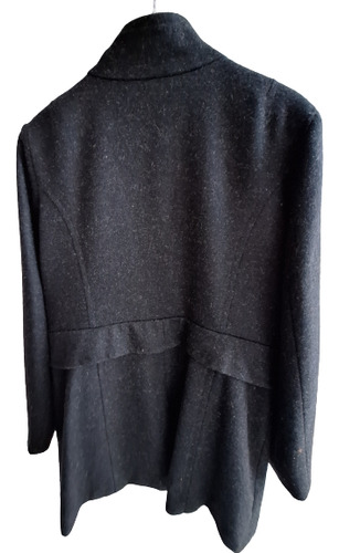 Abrigo Cuello Alto Con Bolsillos Forrado Invierno