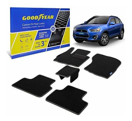 Tapetes - Goodyear Custom Fit Car Floor Liners For Mitsubish