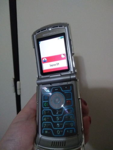 Imagen 4 de 9 de Celular Vintage Motorola V3 Glitter Funda Personal