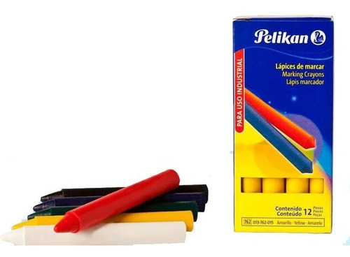 Crayon 762 Pelikan Lapiz Marcador Color A Eleccion Caja X12u