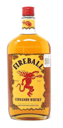 Whisky Cinnamon Fireball Canadiense Botella 750 Ml