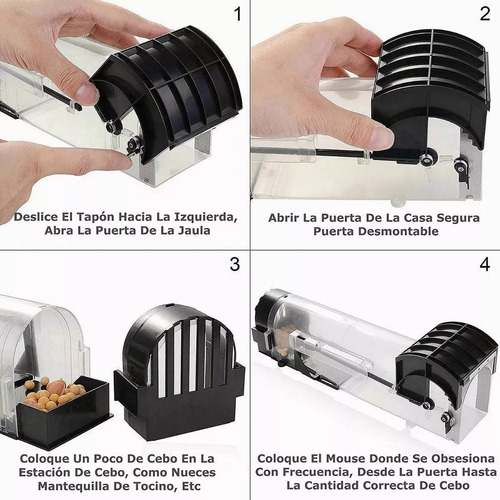 Trampas Para Ratas Ratones Efectivas Automática 2pcs