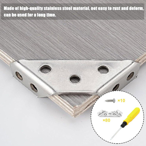 - Soporte Triangular For Muebles, Conector De 10 Esquinas