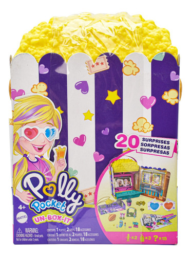 Polly Pocket Caja De Palomitas 20 Sorpresas Mattel Cd