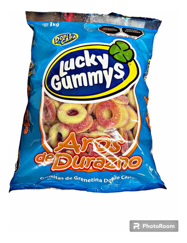 Lucky Gummy Aros De Durazno