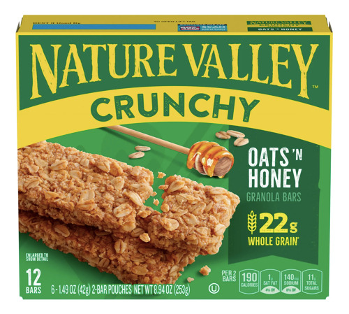 Nature Valley Crunchy Granola Bars, 12 Bars