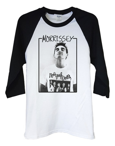 Polera Raglan 3/4 Morrissey New York Dolls Pop Abominatron