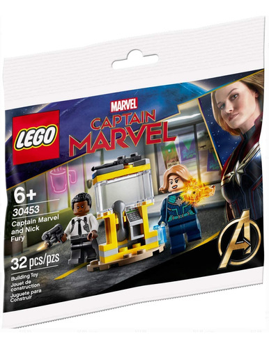Lego Marvel Captain Marvel And Nick Fury Limited Edition Pol