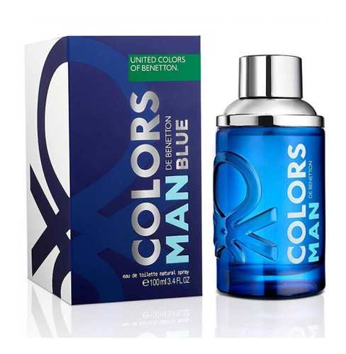 Perfume Benetton Colors Man Blue 100ml Original Oferta Febo