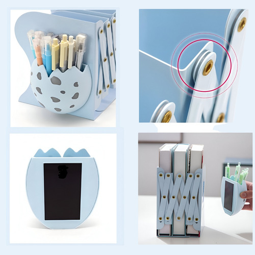 Soporte Organizador De Libro Para Escritorio Extensible M