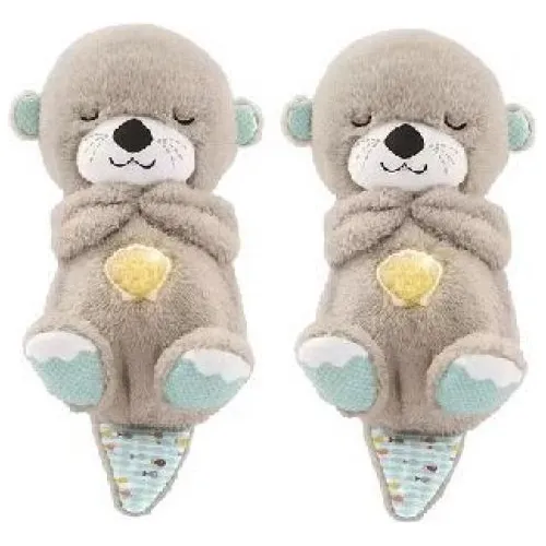 2pcs Nutria De Peluche Fisher-price, Con Sonido Y Luces