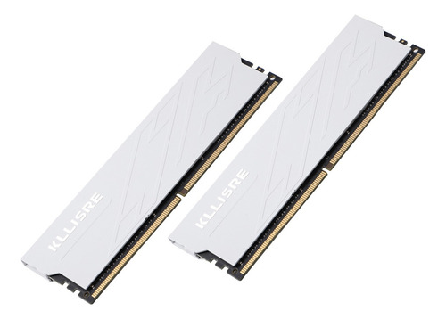 Memoria Ram Kllisre Ddr4 32gb (2 X 16gb) 2666mhz Blanco