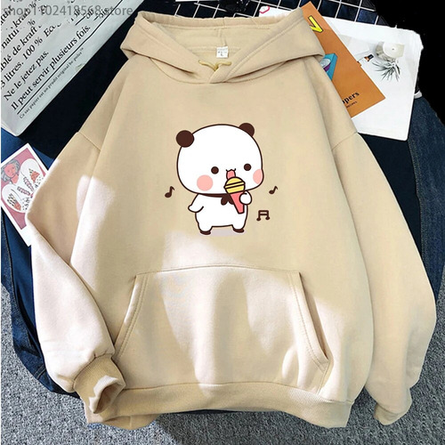 Xsx Sudadera Happy Bubu Is Singing With Dudu Hoodies Bear