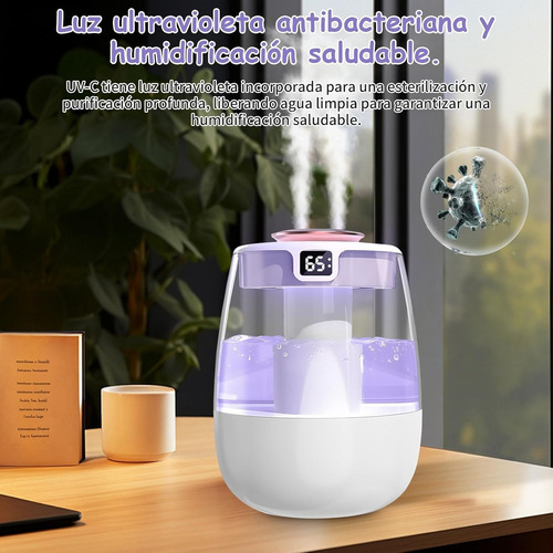 Humidificador De Doble Pulverización,usb