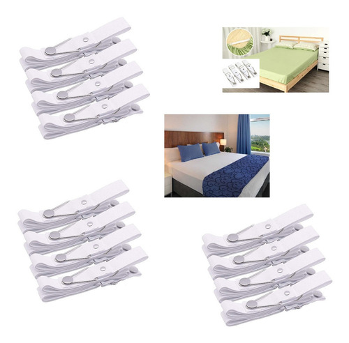 Tensores De Sabanas Tensores Para Cama Elástico Kit 3 Camas 